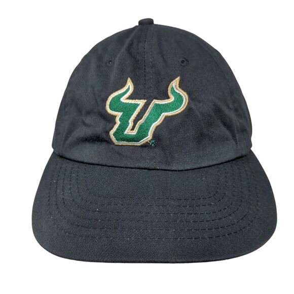 South Florida Bulls Slideback Hat Black Embroidered Logo NCAA WearGuard - Picture 1 of 7